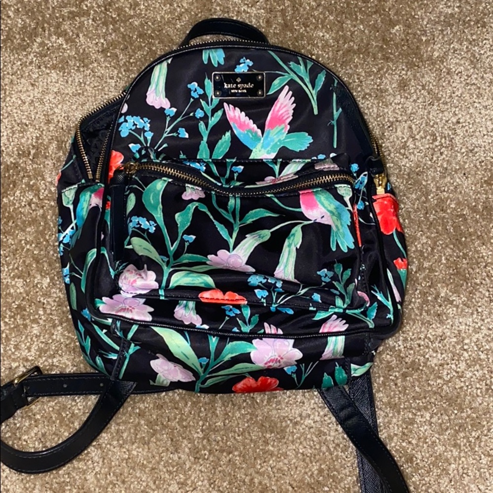 Kate spade humming bird backpack. Like new